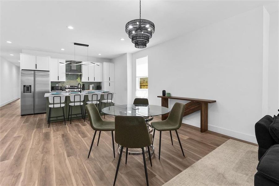 Furnished interior view inside a new home in , Atlanta (Image 17).