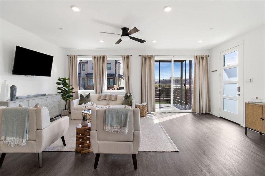 Furnished interior view inside a new home in , Prosper (Image 21). Furnished interior view inside a new home in , Prosper (Image 21).