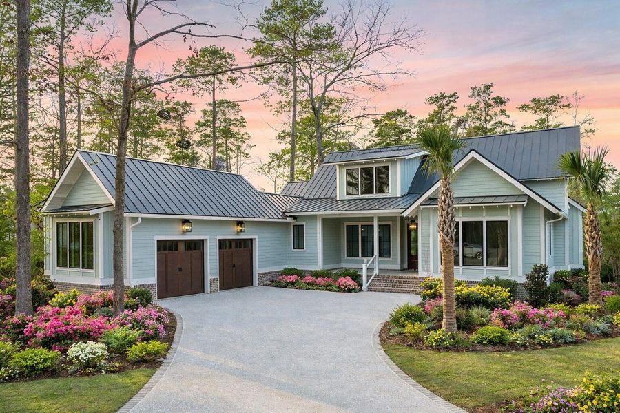 Front exterior of a new home in , Ravenel, SC, highlighting curb appeal (Image 30).