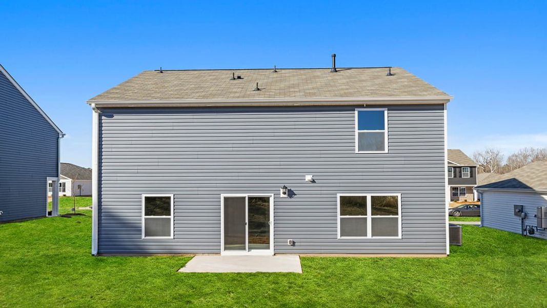Exterior details and patio area of a home in Bentley Park, Greenwood (Image 4).