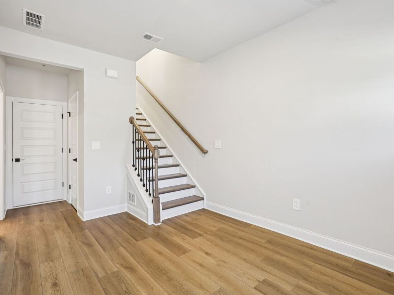 Spacious, unfurnished interior of a new home in Hemingway - Highland Series, Cumming (Image 14). Spacious, unfurnished interior of a new home in Hemingway - Highland Series, Cumming (Image 14).