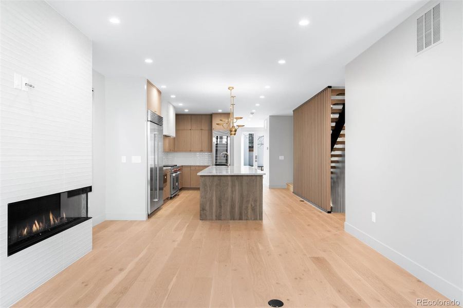 Furnished interior view inside a new home in , Denver (Image 17).