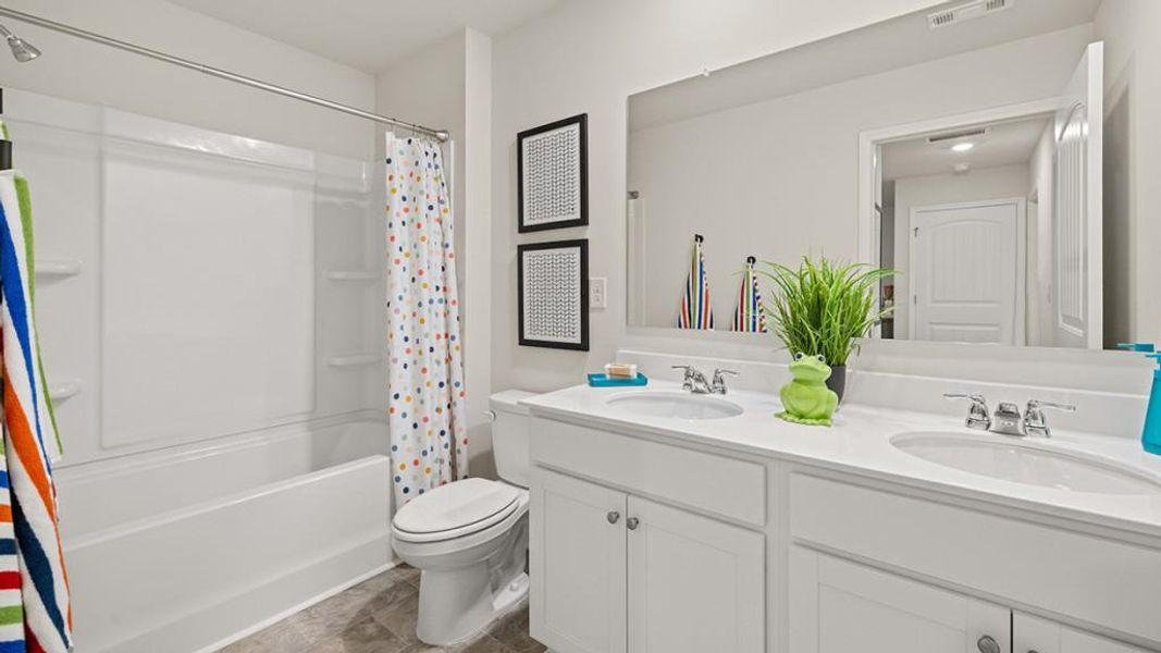 Furnished interior view inside a new home in Hughes Court, Dawsonville (Image 16).