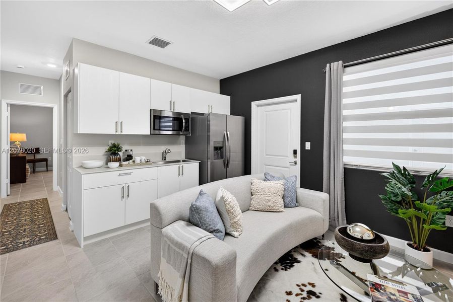 Furnished interior view inside a new home in Acacia Groves, Miami (Image 7).