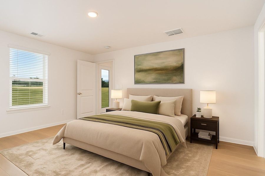 Furnished interior view inside a new home in McCrorey Trails, Conroe (Image 8).