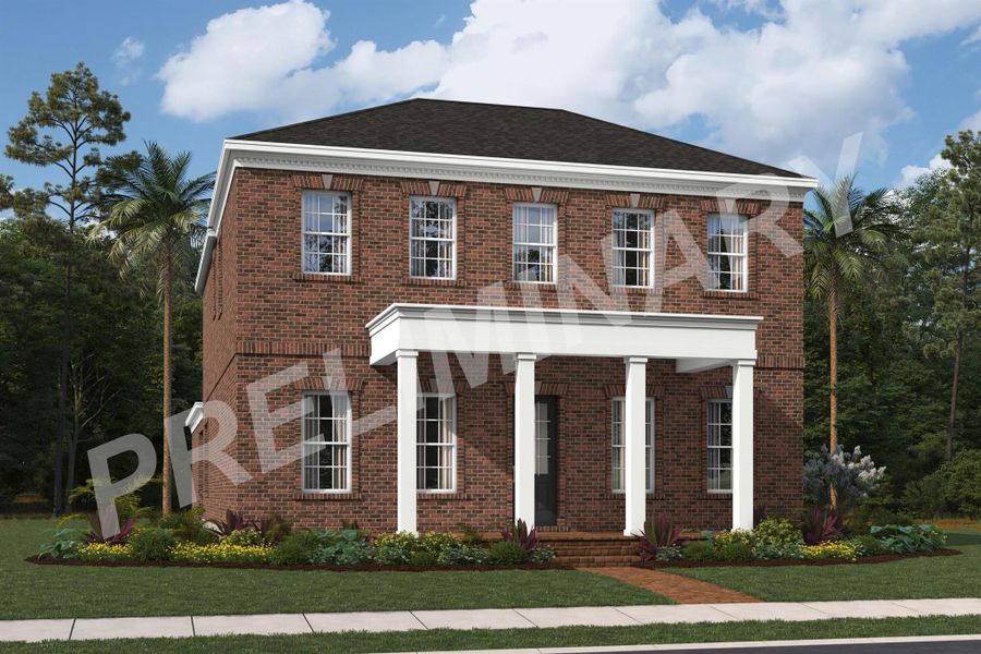 Front exterior of a new home in Newfield - Rosette Park, Palm City, FL, highlighting curb appeal (Image 2).