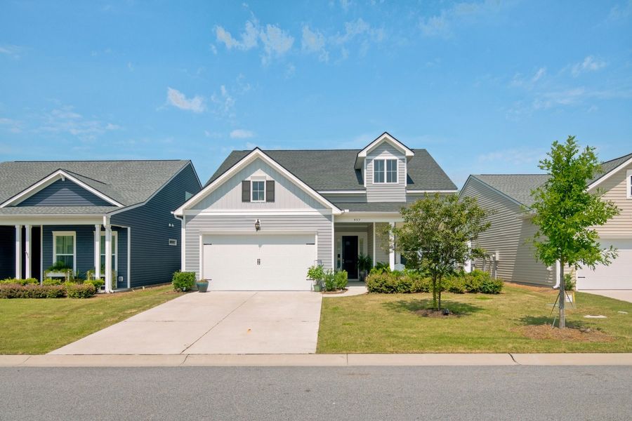 Front exterior of a new home in , Summerville, SC, highlighting curb appeal (Image 2). Front exterior of a new home in , Summerville, SC, highlighting curb appeal (Image 2).