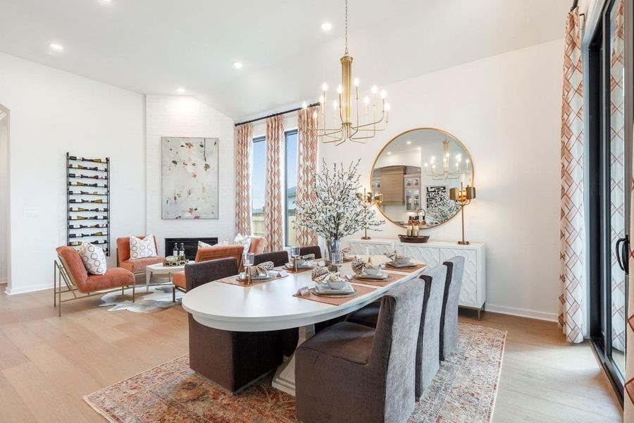 Furnished interior view inside a new home in Legacy, League City (Image 5).