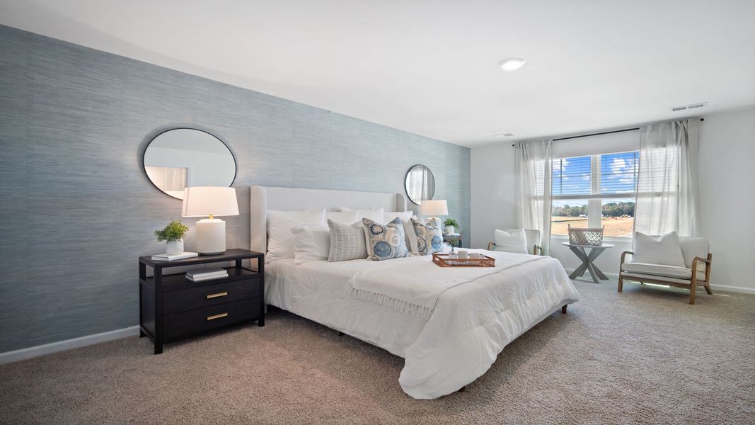 Furnished interior view inside a new home in The Pines at New Hampstead, Savannah (Image 14).