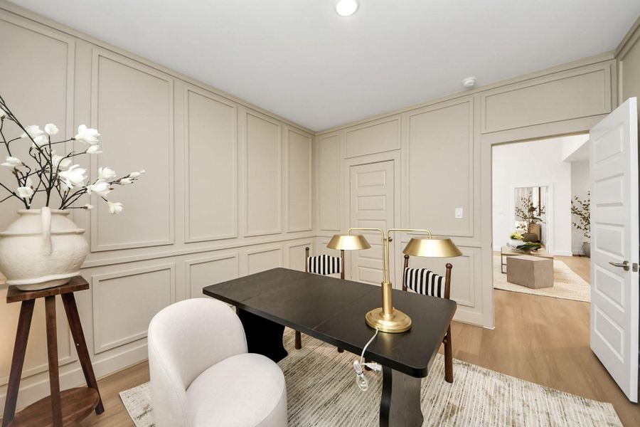 Furnished interior view inside a new home in , Houston (Image 6).