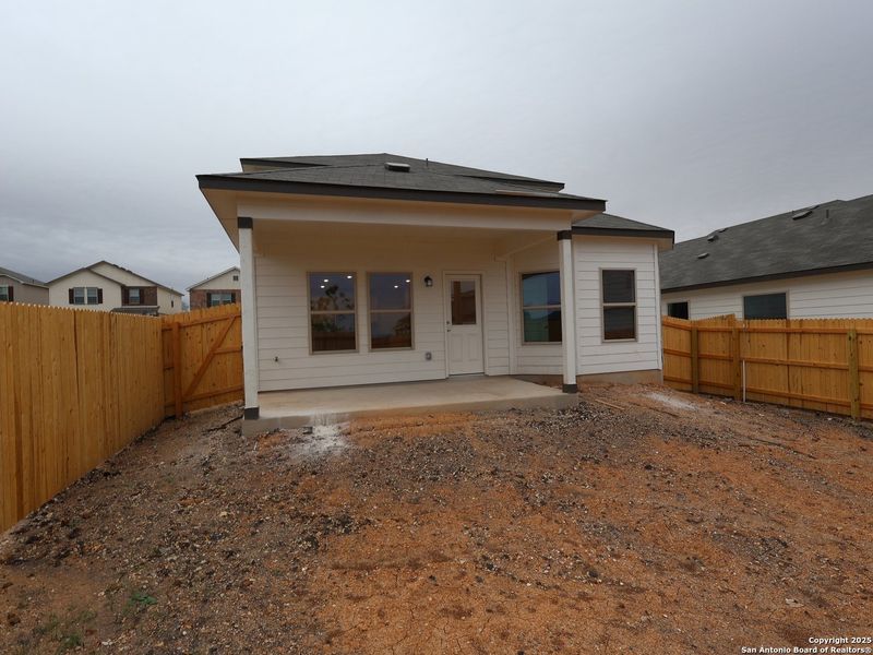 Exterior details and patio area of a home in Paloma Park, Converse (Image 25). Exterior details and patio area of a home in Paloma Park, Converse (Image 25).
