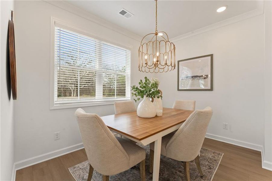 Furnished interior view inside a new home in Wilkins Walk, Mableton (Image 9).