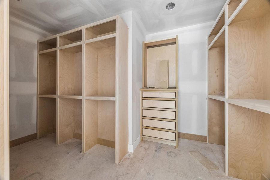 PRIMARY CLOSET - *Current construction as of 4/14/2026* PRIMARY CLOSET - *Current construction as of 4/14/2026*