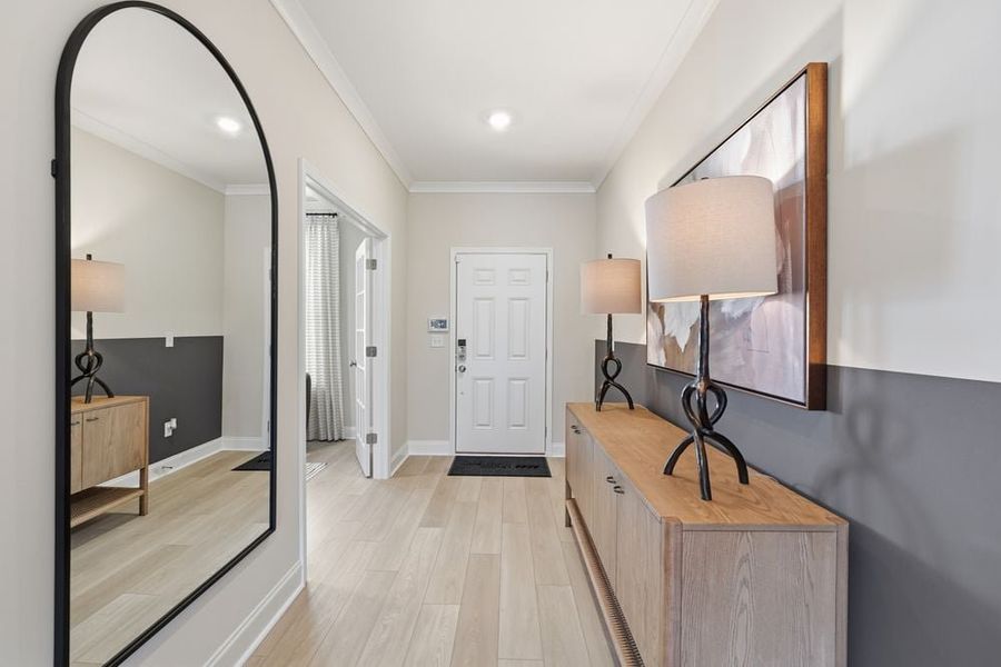Representative furnished interior of a home built from the Essex by Taylor Morrison in Dreycott, Lawrenceville (Image 11).