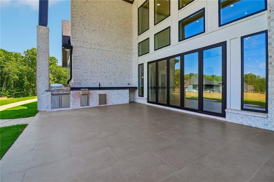 Exterior details and patio area of a home in , Buford (Image 32). Exterior details and patio area of a home in , Buford (Image 32).