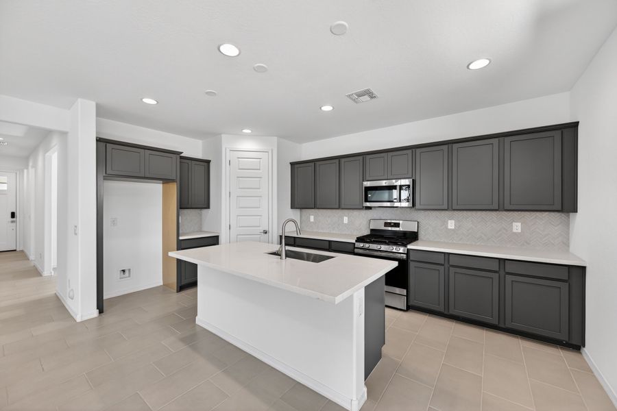 Furnished interior view inside a new home in Artisan at Asante, Surprise (Image 10).