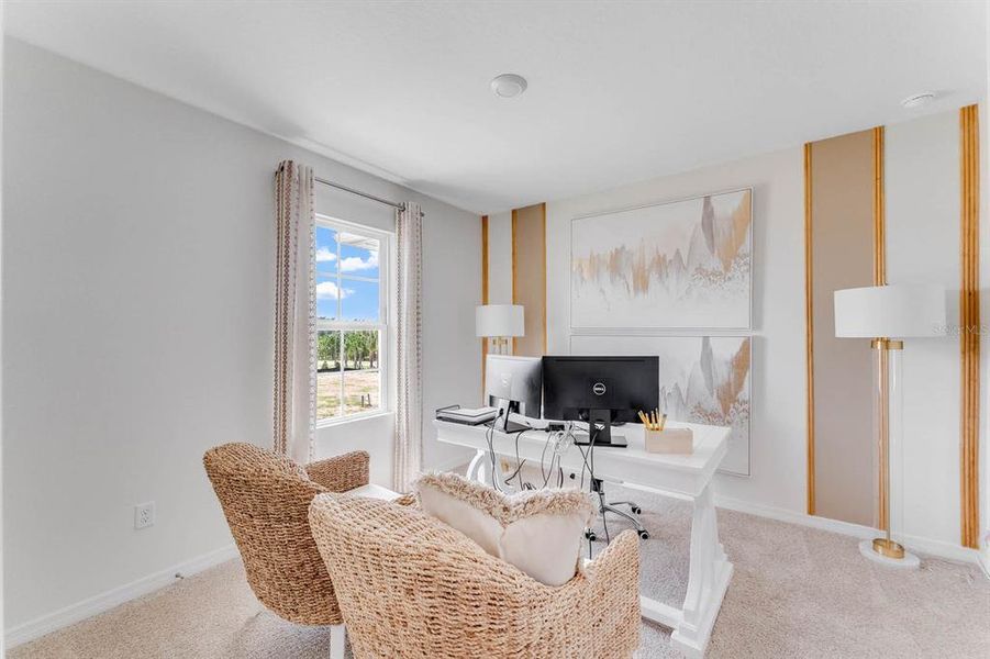 Furnished interior view inside a new home in Brentwood, Davenport (Image 13).