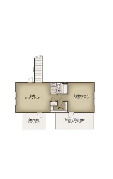 2D floor plan layout of this home in Bridgewater - Waterside Village, Little River, SC (Image 2). 2D floor plan layout of this home in Bridgewater - Waterside Village, Little River, SC (Image 2).