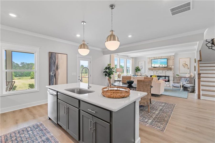 Furnished interior view inside a new home in Fowler Farms, Auburn (Image 9).