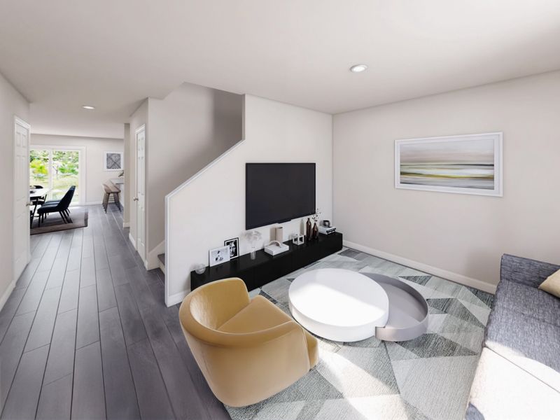 Representative furnished interior of a home built from the Harrison by National HomeCorp in Splawn Ranch, Killeen (Image 6).