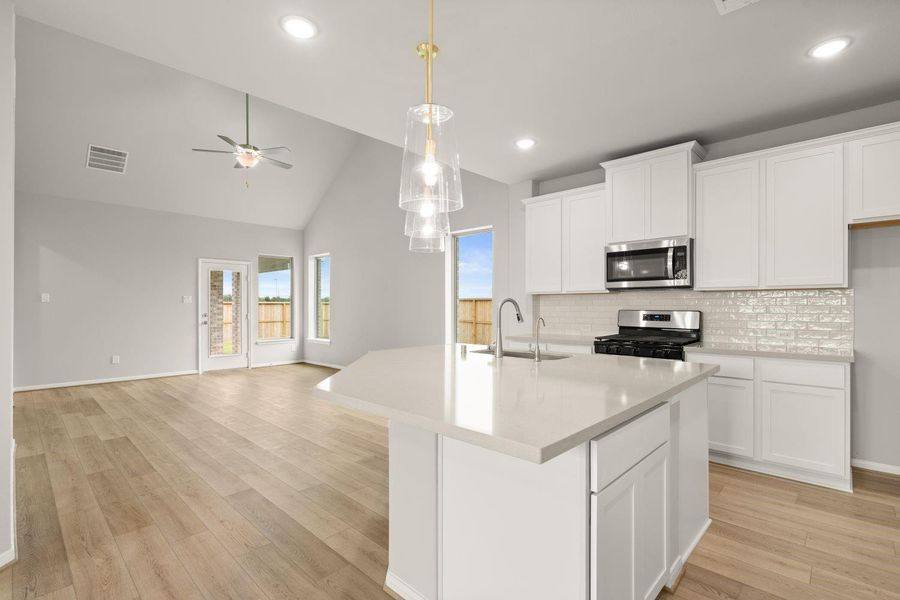 Furnished interior view inside a new home in Two Step Farm, Montgomery (Image 6).