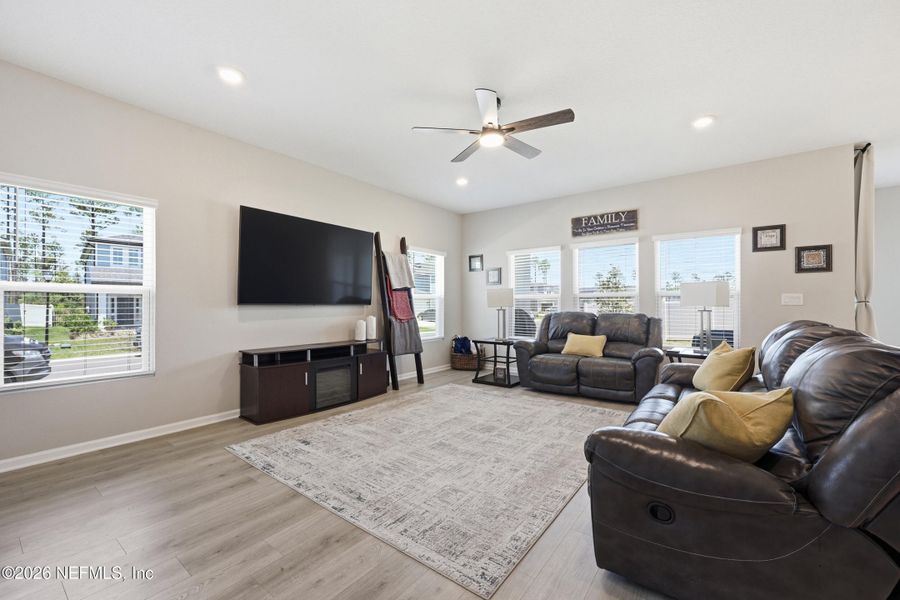 Furnished interior view inside a new home in Cordova Palms, St. Augustine (Image 11). Furnished interior view inside a new home in Cordova Palms, St. Augustine (Image 11).