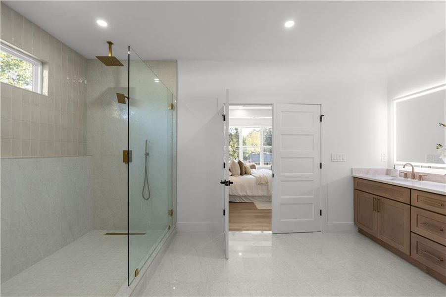 Furnished interior view inside a new home in , Atlanta (Image 5).