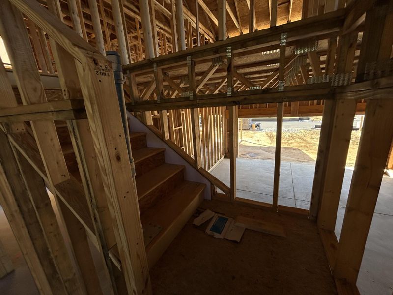 In-progress construction of a new home in Tea Farm: Presidents Series, Ravenel, SC (Image 45).