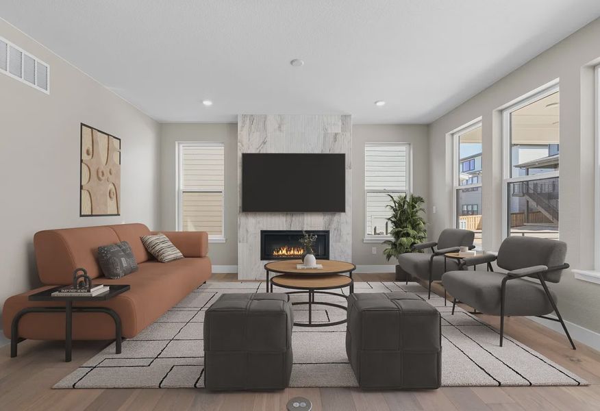 Homesite 229 Great Room - Virtually Staged - 3 of 9