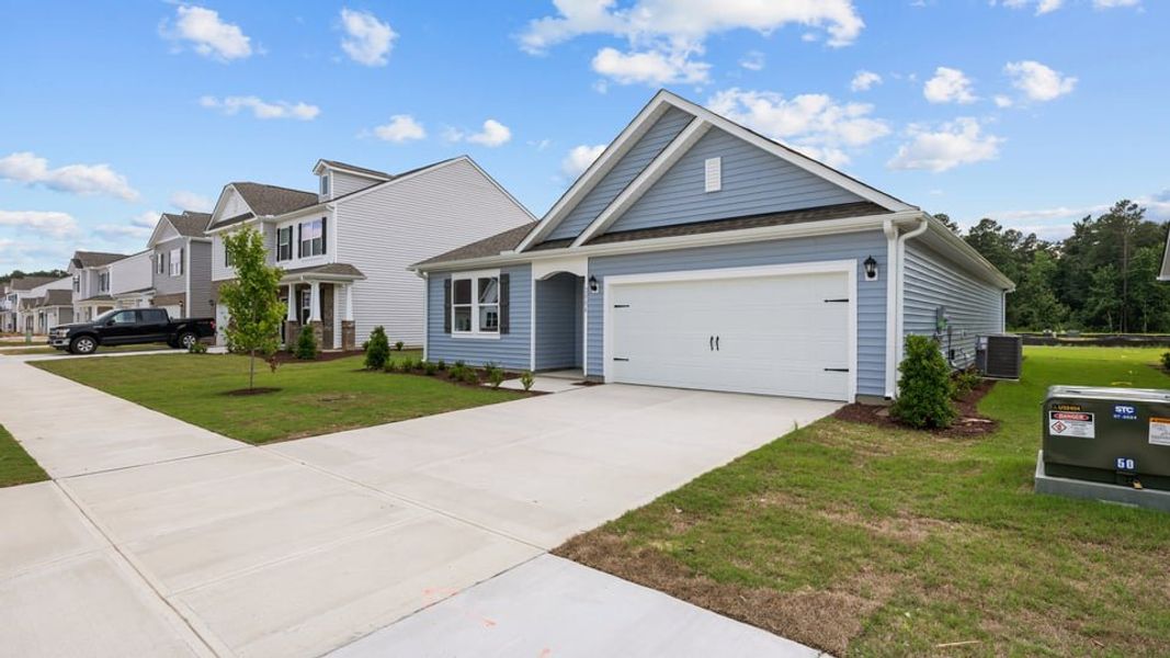 Front exterior of a new home in West New Bern, New Bern, NC, highlighting curb appeal (Image 18).