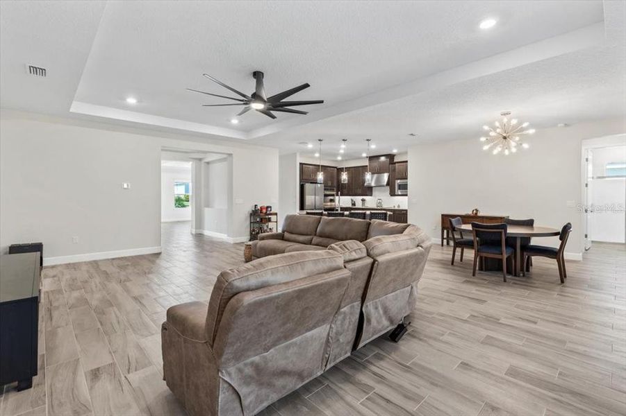 Furnished interior view inside a new home in Windchase at Halifax Plantation, Ormond Beach (Image 4). Furnished interior view inside a new home in Windchase at Halifax Plantation, Ormond Beach (Image 4).