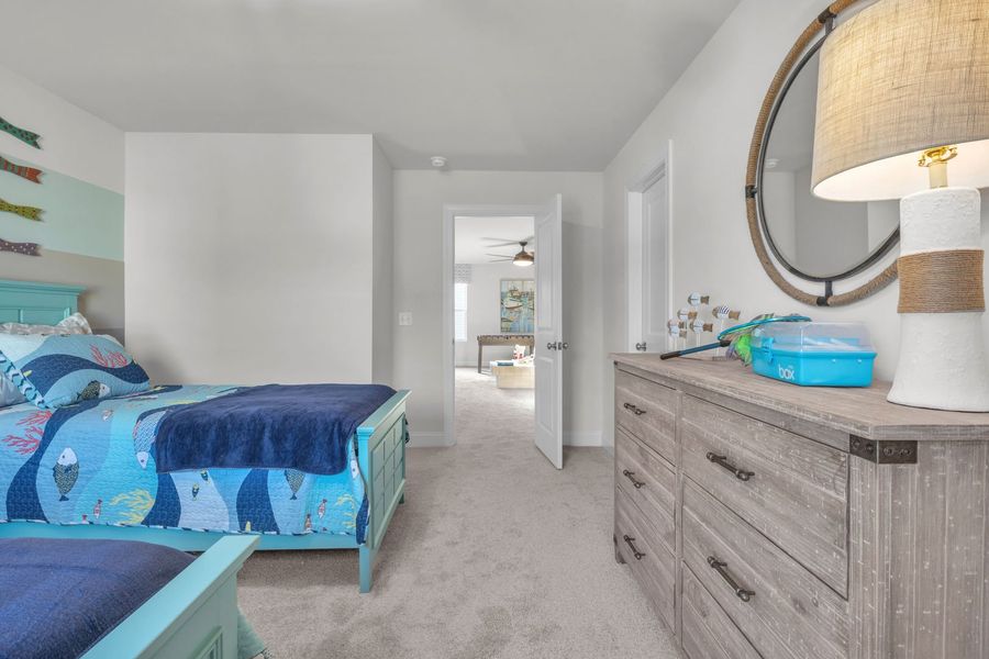 Furnished interior view inside a new home in The Beacon at Old Peachtree Single Family Homes, Lawrenceville (Image 334).