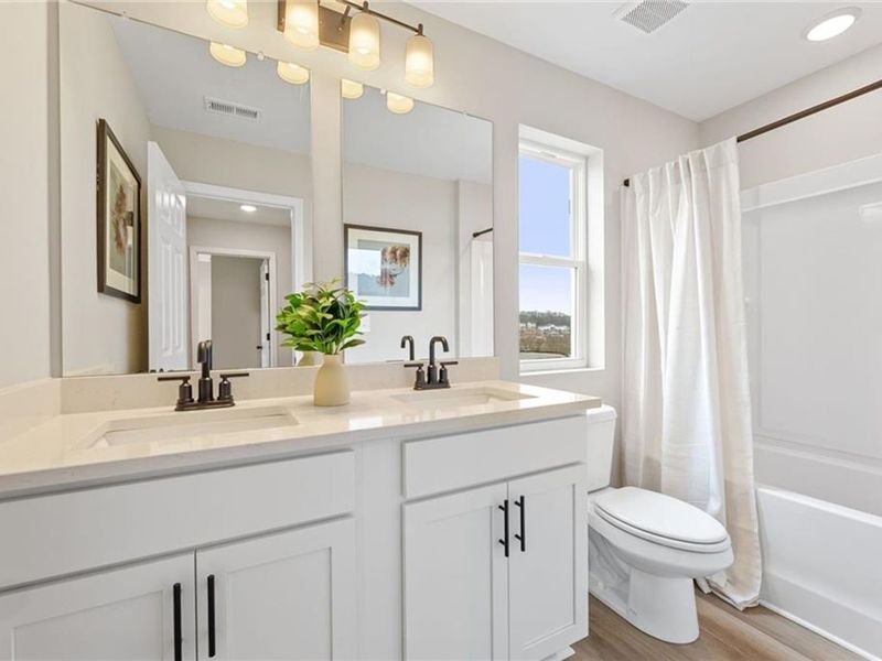 Furnished interior view inside a new home in Hemingway, Cumming (Image 14).