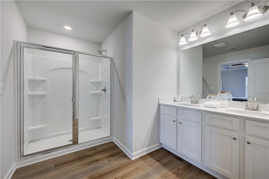 Furnished interior view inside a new home in Avery Landing, McDonough (Image 6).