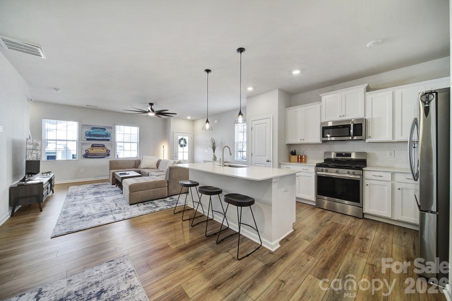 Furnished interior view inside a new home in Nolen Farm, Gastonia (Image 6).