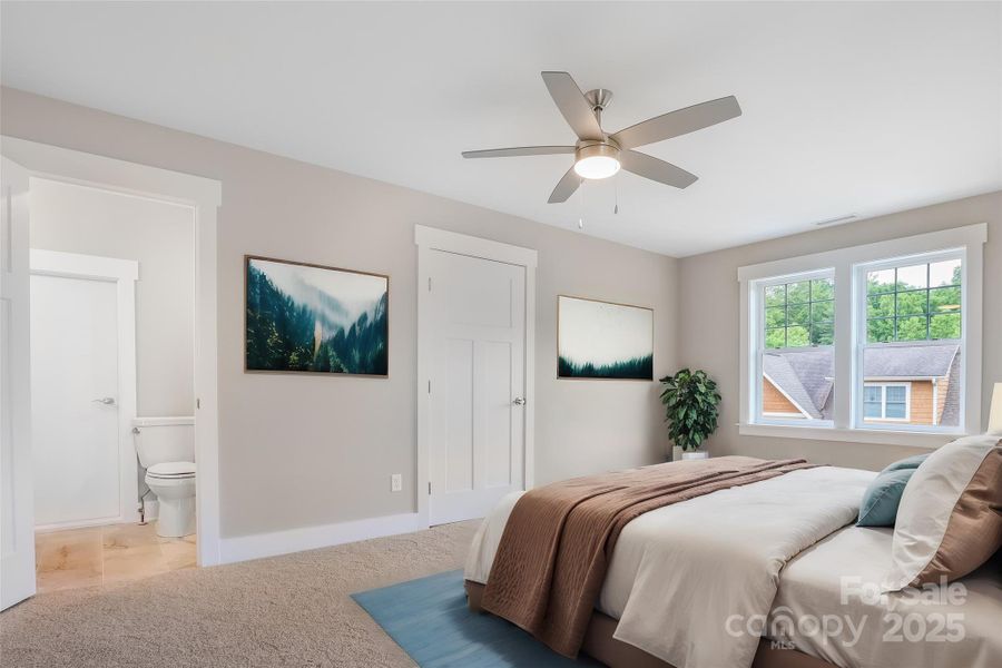 Virtually stage 3rd bedroom (above garage)