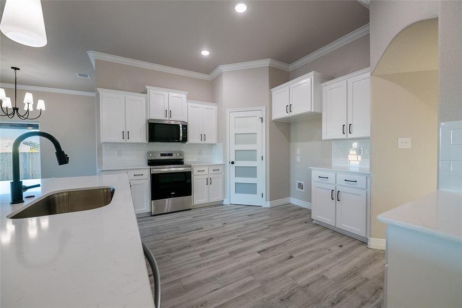 Furnished interior view inside a new home in , Hewitt (Image 9). Furnished interior view inside a new home in , Hewitt (Image 9).