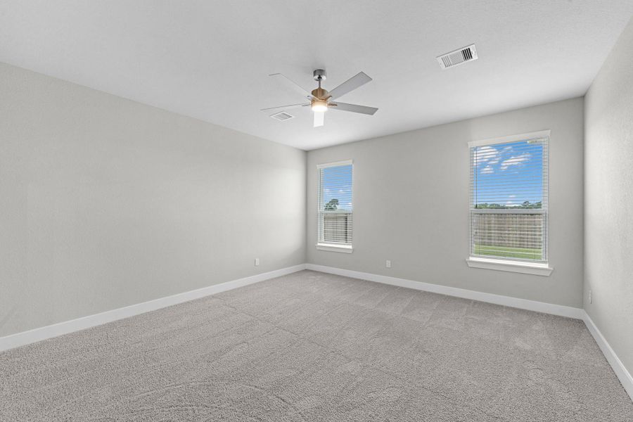 Spacious, unfurnished interior of a new home in Briarwood Crossing, Rosenberg (Image 26). Spacious, unfurnished interior of a new home in Briarwood Crossing, Rosenberg (Image 26).