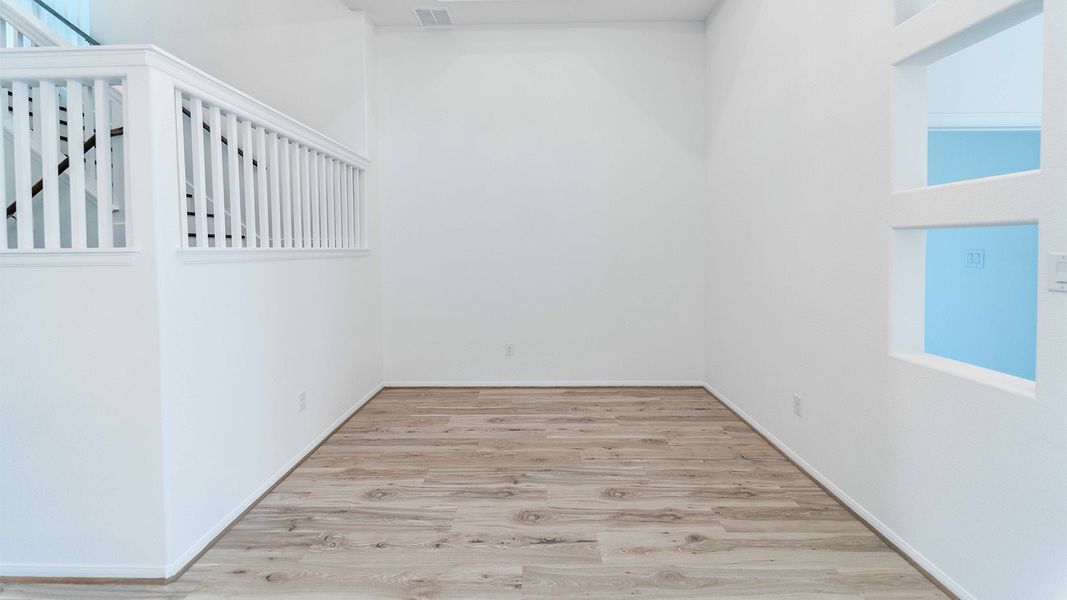 Spacious, unfurnished interior of a new home in Sunfield, Buda (Image 34). Spacious, unfurnished interior of a new home in Sunfield, Buda (Image 34).