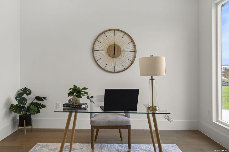 Furnished interior view inside a new home in , Bulverde (Image 37).