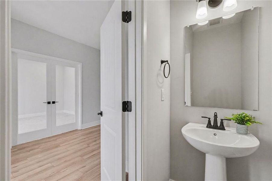 Furnished interior view inside a new home in , Hoschton (Image 15).
