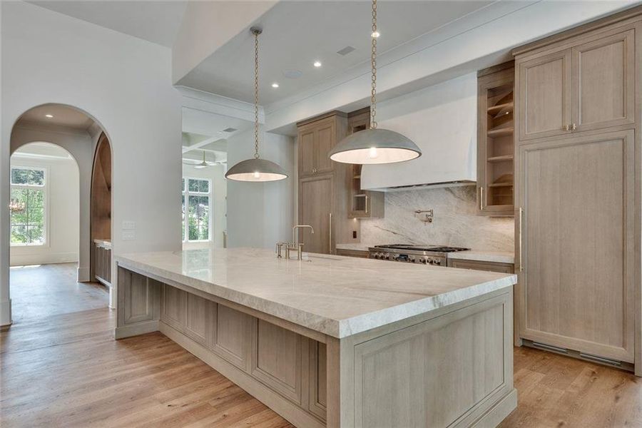 Furnished interior view inside a new home in , Alpharetta (Image 6).