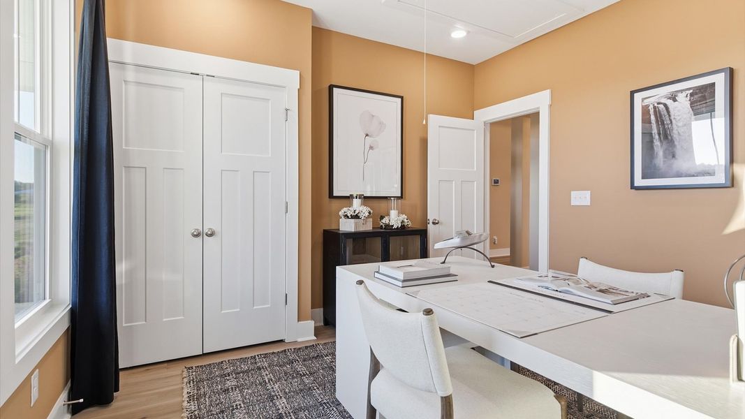 Representative furnished interior of a home built from the Cooper 3 by DRB Homes in Pelham Crossing Single Family Homes, Greenville (Image 4).