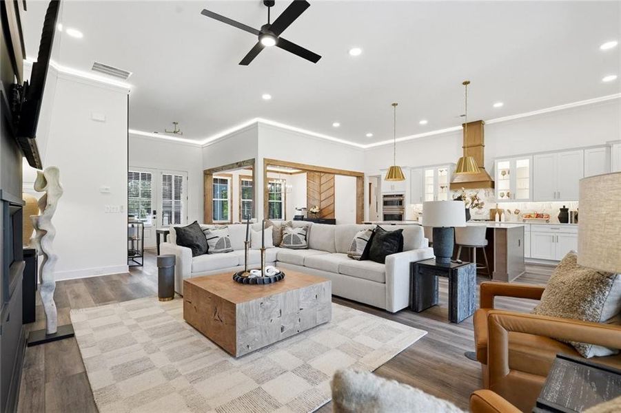 Furnished interior view inside a new home in Glory Meadows, Gainesville (Image 9).