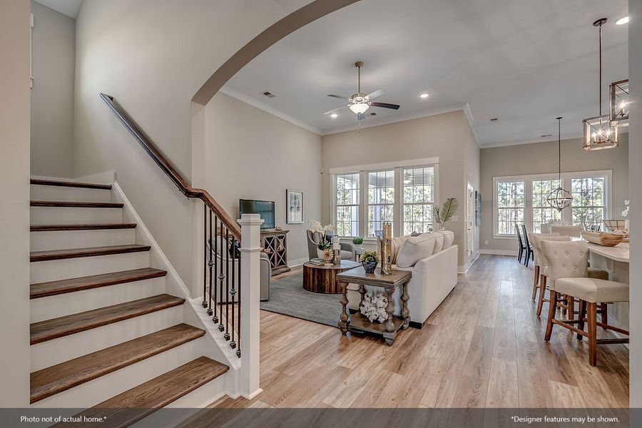 Furnished interior view inside a new home in Arcadia, Myrtle Beach (Image 4).
