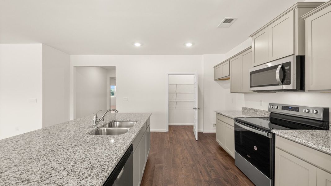 Furnished interior view inside a new home in Fox Crossing, Griffin (Image 7). Furnished interior view inside a new home in Fox Crossing, Griffin (Image 7).