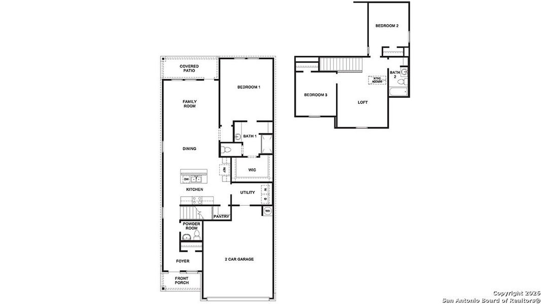 2D floor plan layout of this home in , San Antonio, TX (Image 2). 2D floor plan layout of this home in , San Antonio, TX (Image 2).