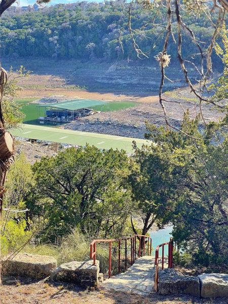 Water Front Community Park 2 View of Rough Hollow Marina