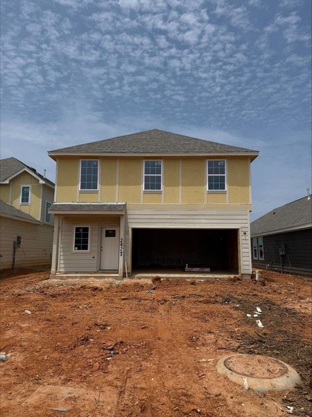 In-progress construction of a new home in River's Edge, Conroe, TX (Image 24).