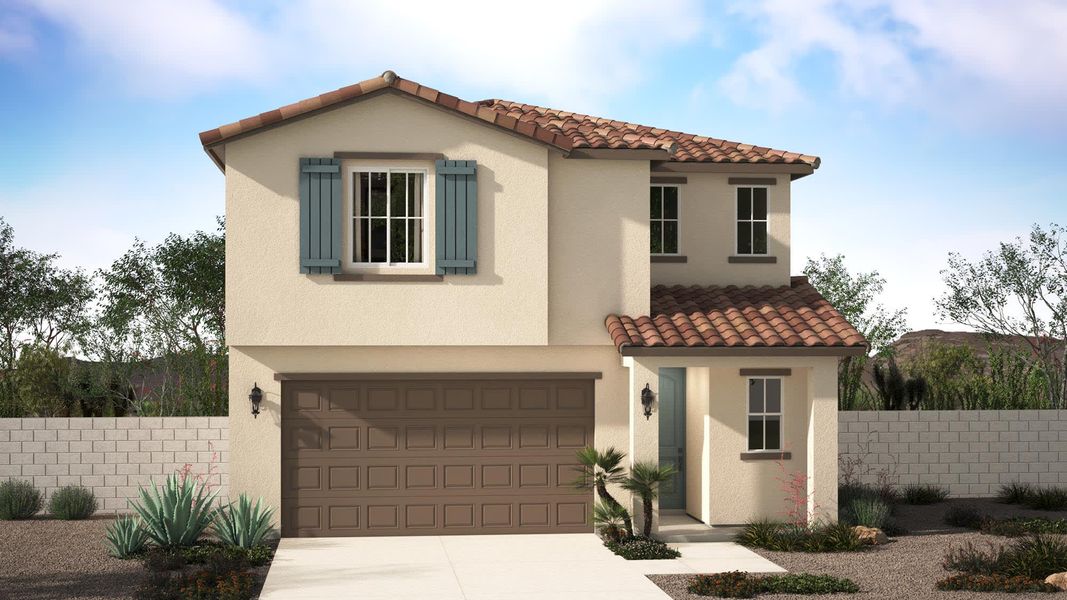 Spanish Elevation | Tangelo | Mandarin at Citrus Park | New Homes in Goodyear, AZ | Landsea Homes